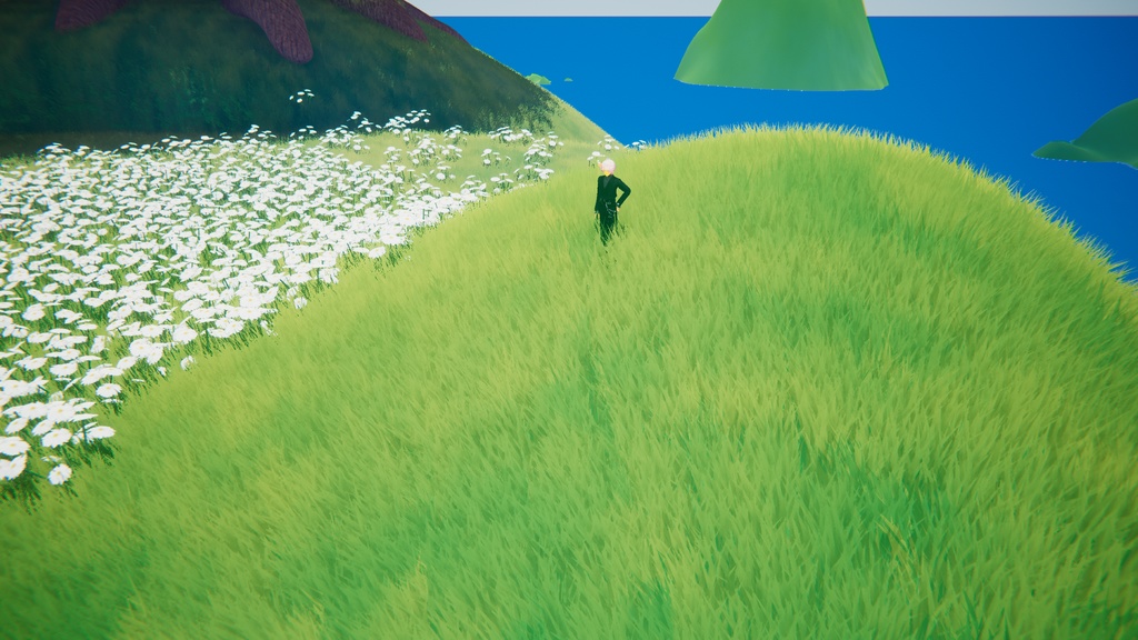 VRchat/unity Ghibli Style Grass-スタジオジブリ風の草