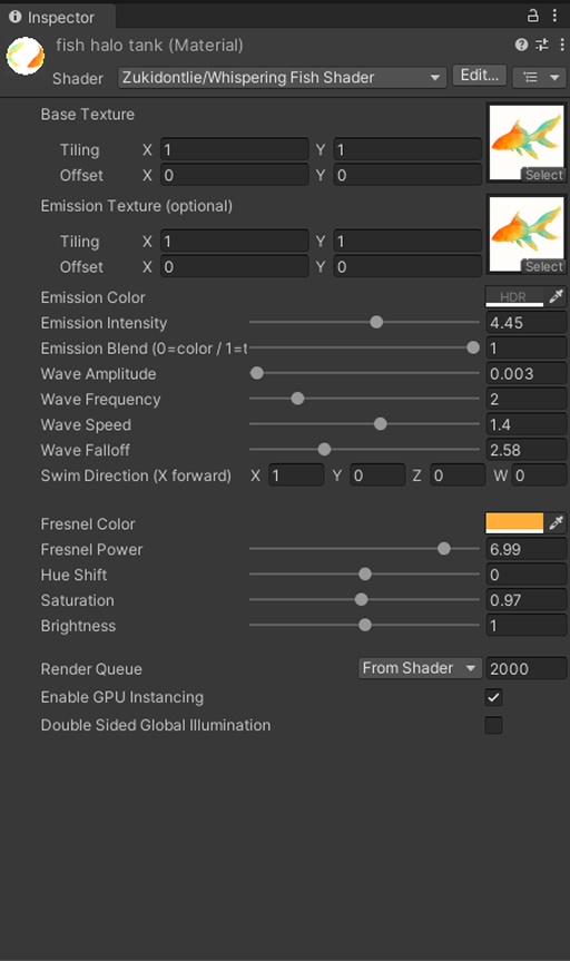 Whispering Fish 3 in one (Halo/Accessory / VFX)- 水の幻想アクセサリー【VRChat対応】