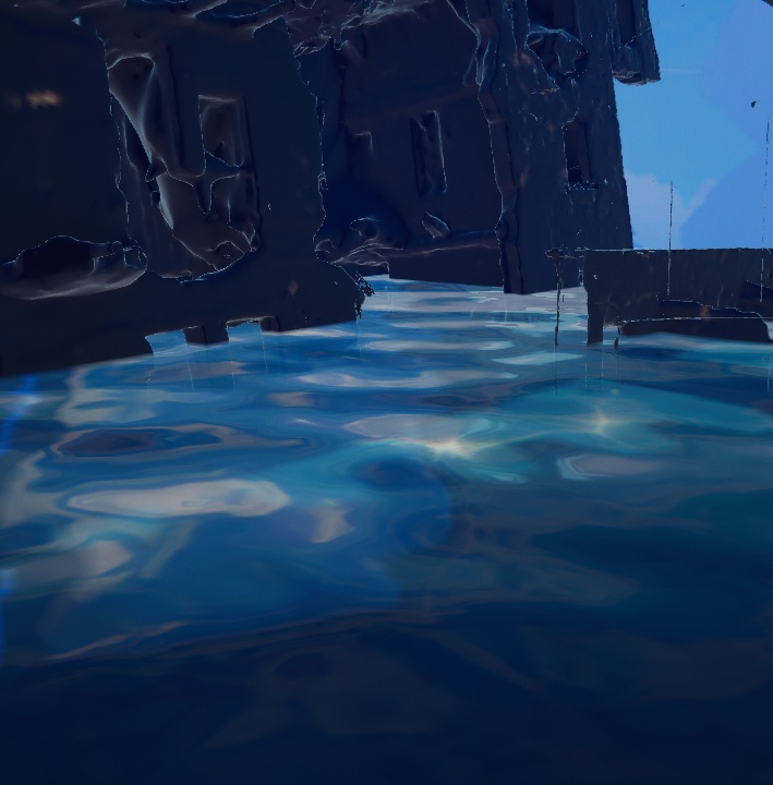 VRchat/unity Ghibli Style Water Shader ジブリ風・湖水シェーダー