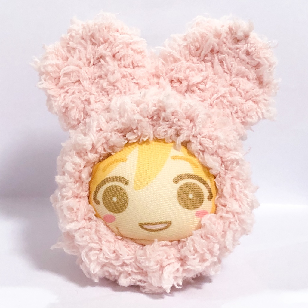 ◇送料込◇おまんじゅう(通常)着ぐるみ シンプルピンクうさぎ