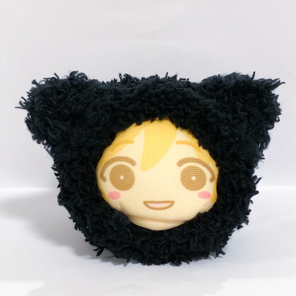 ◇送料込◇おまんじゅう(通常)着ぐるみ シンプルくろねこ