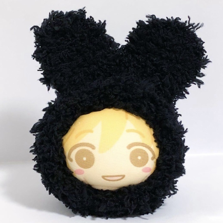 ◇送料込◇おまんじゅう(通常)着ぐるみ シンプルブラックうさぎ