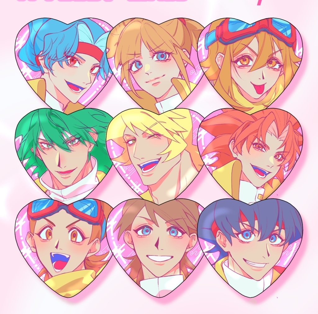 ハ〜ト缶バッチverポケモンレンジャー