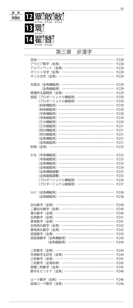 OTF字典 Adobe Japan1-7対応 小塚ゴシック編