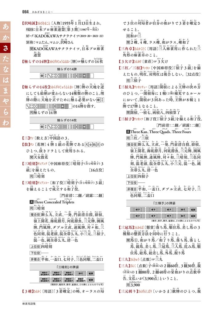 【サブスク版】『麻雀用語集』(今後更新されるベータ版全てこちらからダウンロード可)