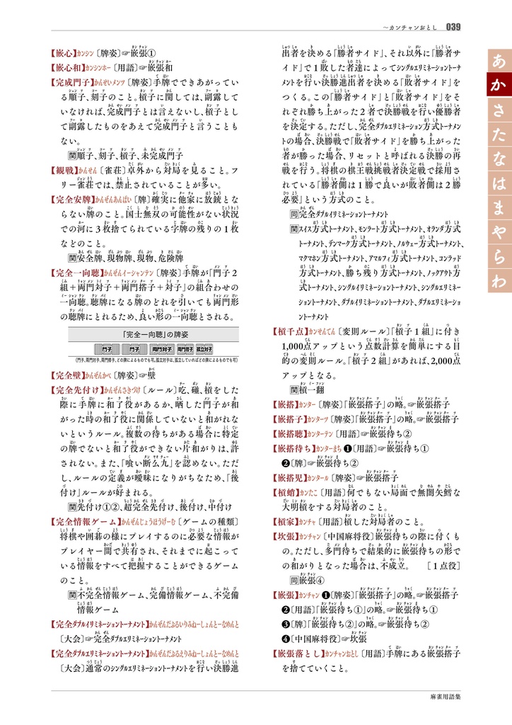 【サブスク版】『麻雀用語集』(今後更新されるベータ版全てこちらからダウンロード可)