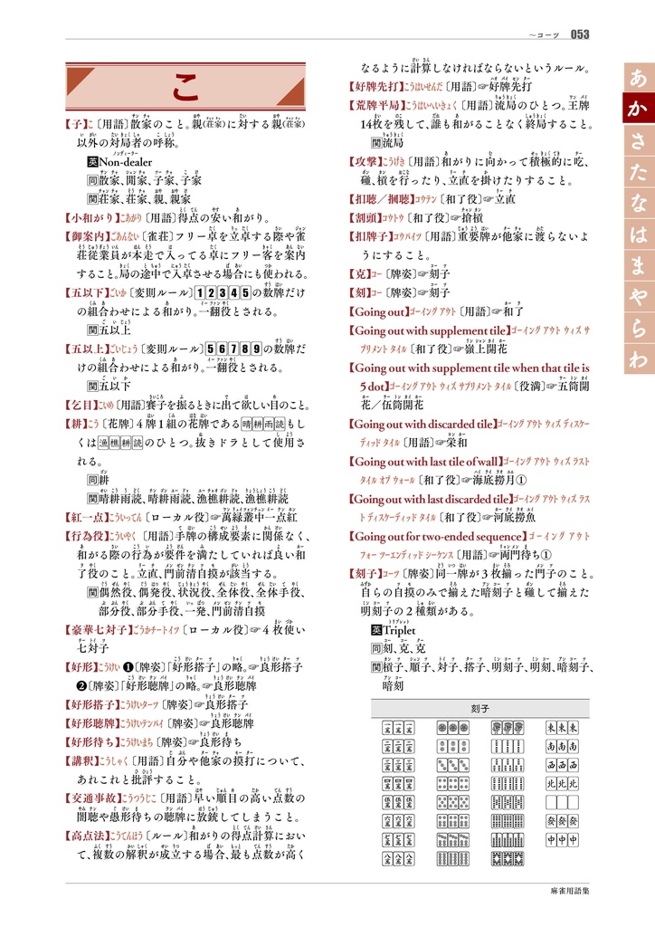【サブスク版】『麻雀用語集』(今後更新されるベータ版全てこちらからダウンロード可)