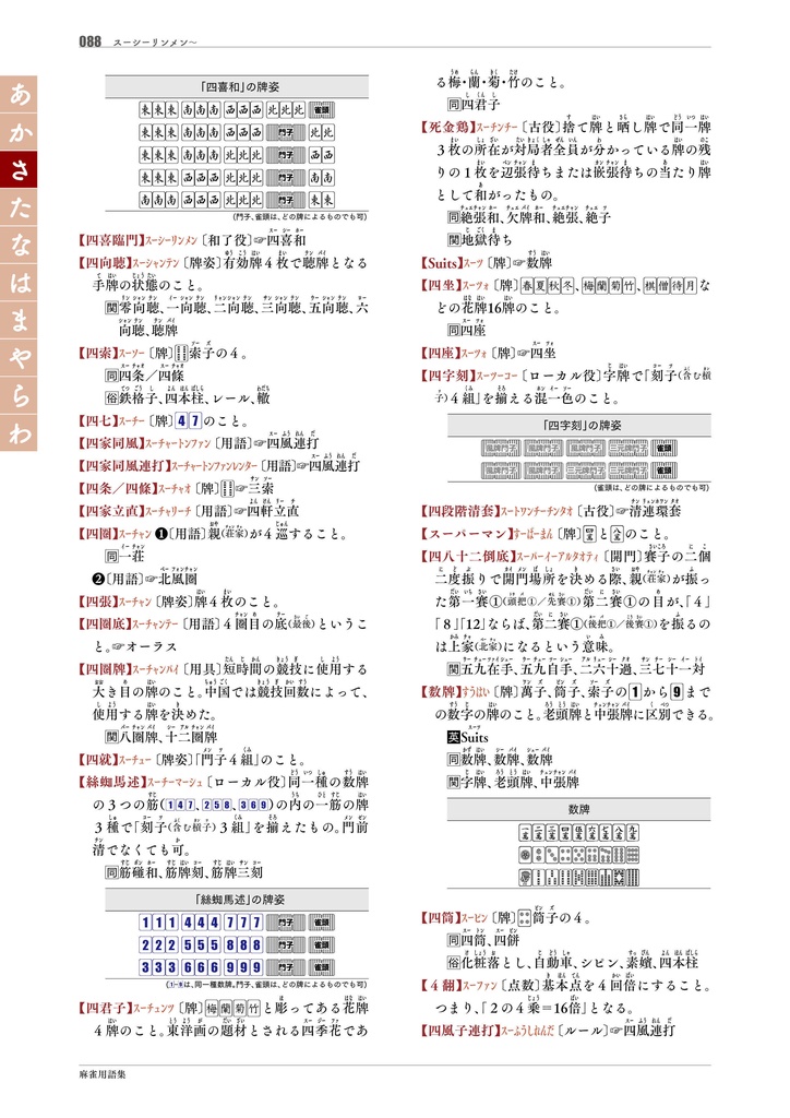 【サブスク版】『麻雀用語集』(今後更新されるベータ版全てこちらからダウンロード可)