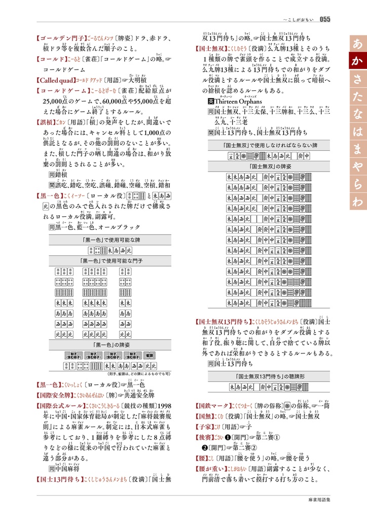 【サブスク版】『麻雀用語集』(今後更新されるベータ版全てこちらからダウンロード可)