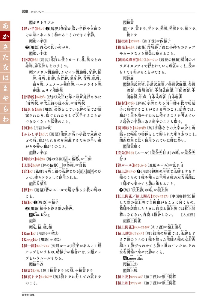 【サブスク版】『麻雀用語集』(今後更新されるベータ版全てこちらからダウンロード可)