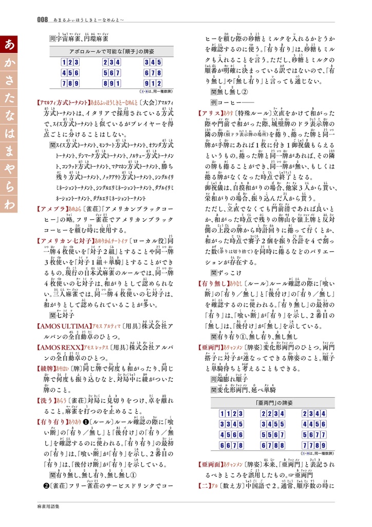 【サブスク版】『麻雀用語集』(今後更新されるベータ版全てこちらからダウンロード可)