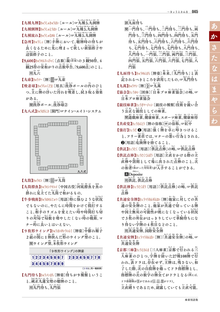 【サブスク版】『麻雀用語集』(今後更新されるベータ版全てこちらからダウンロード可)
