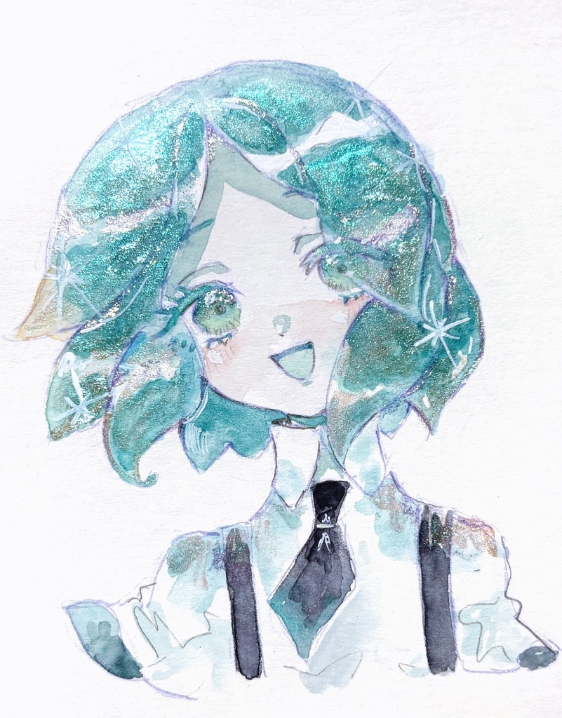 フォスフォフィライト　ラメ原画