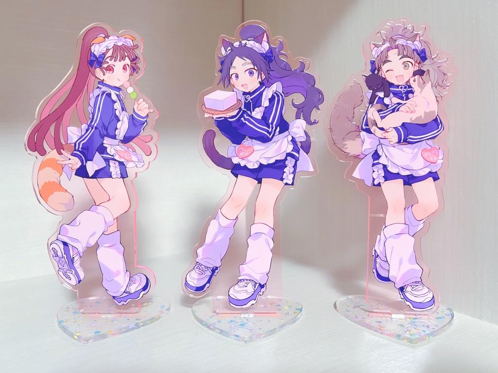 【再販】ねこじゃ~じめいどピンクアクスタ(五年生)
