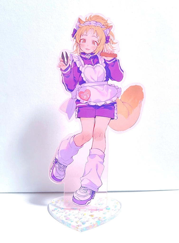 【再販】ねこじゃ~じめいどピンクアクスタ(四年生)