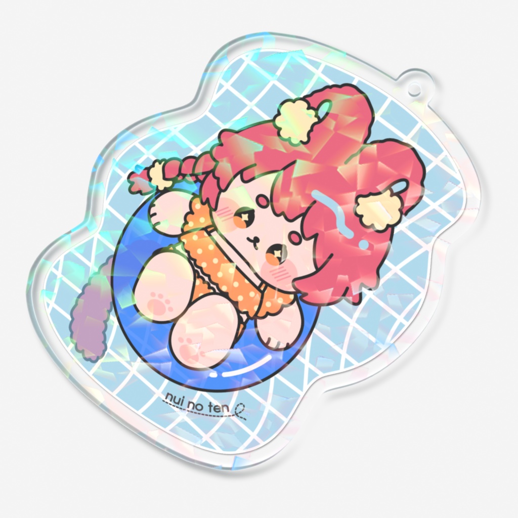 縫野てんホログラムアクリルキーホルダー(夏)