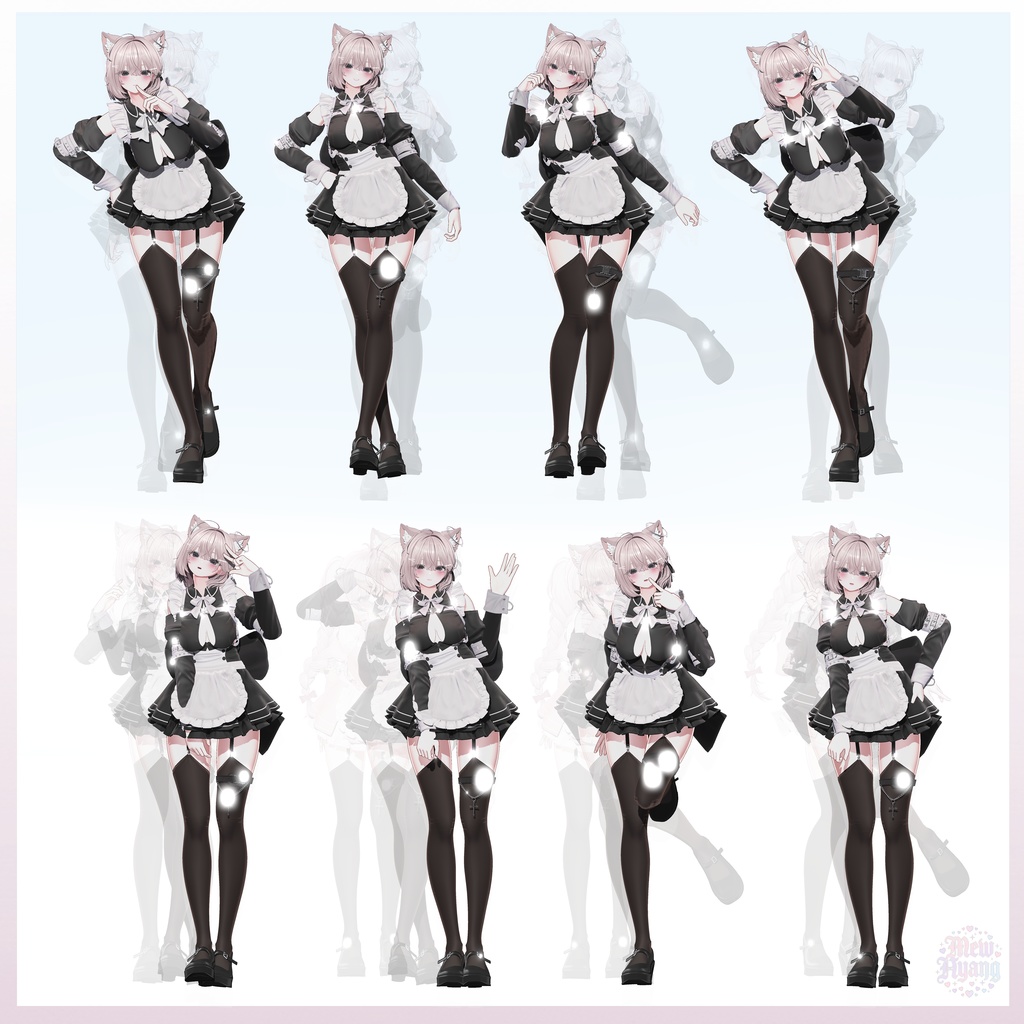 【無料7種】24種_Mew_Pose_Ver.0