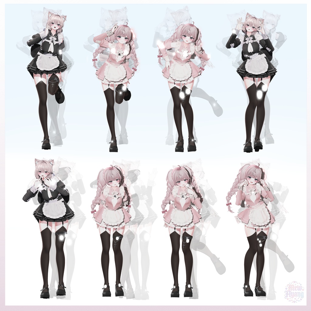 【無料7種】24種_Mew_Pose_Ver.0