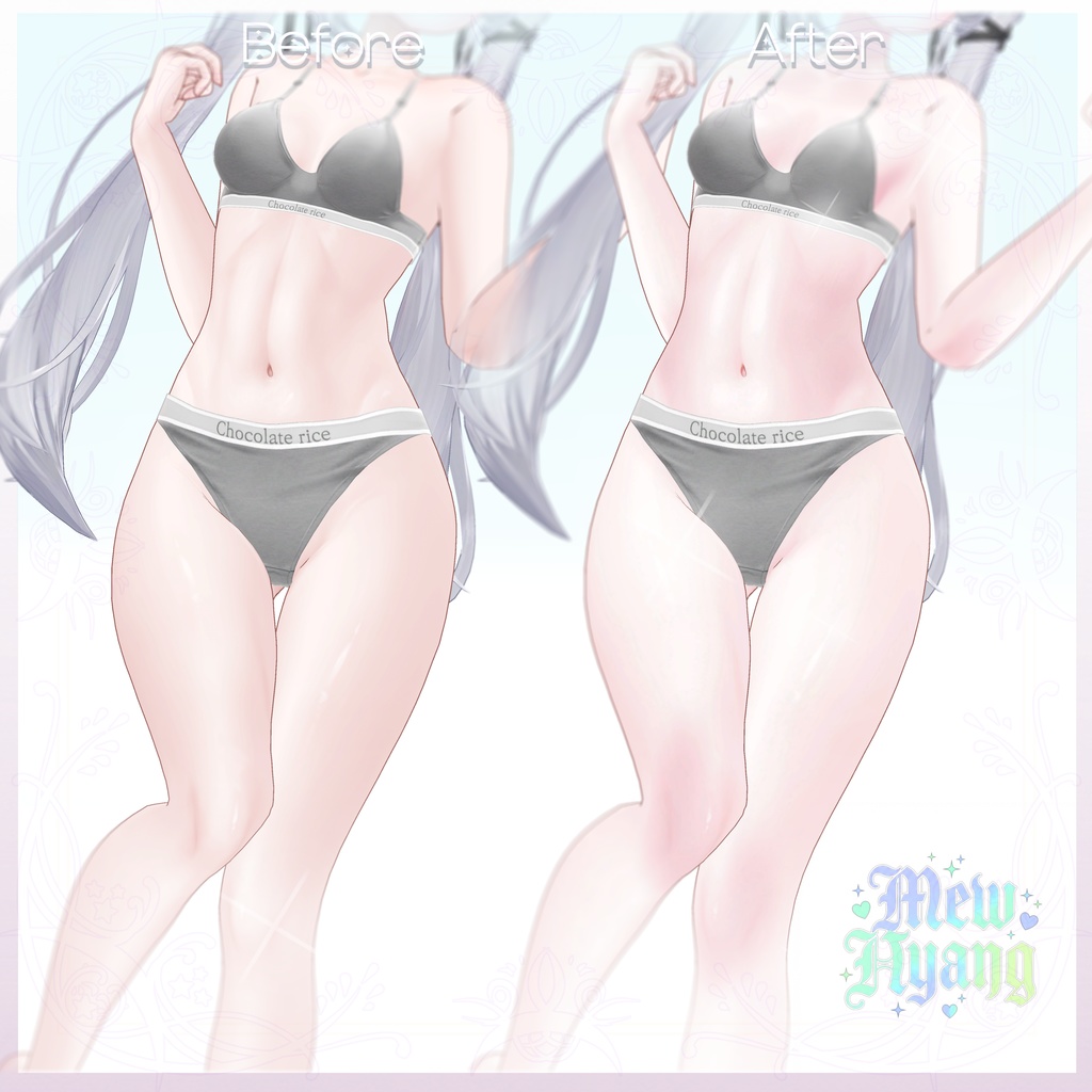 Sio-しおちゃん用] 𝓟𝓾𝓻𝓮_𝓕𝓮𝓿𝓮𝓻_Face+Body Makeup Set 缩略图 4