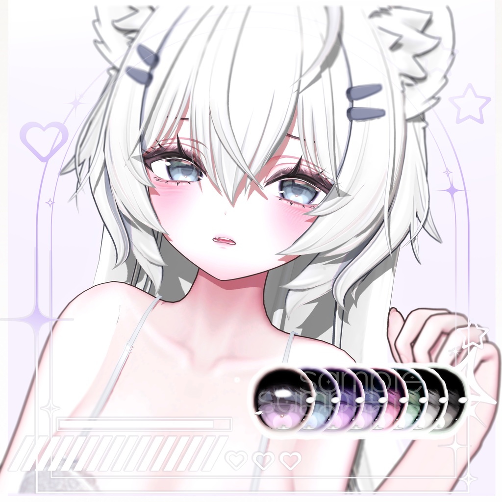 MAYO_まよ用] 𝓚𝓲𝓻𝓪𝓻𝓲𝓷_MakeUp Set / Face+Body+Eye+BlandShapes 缩略图 9