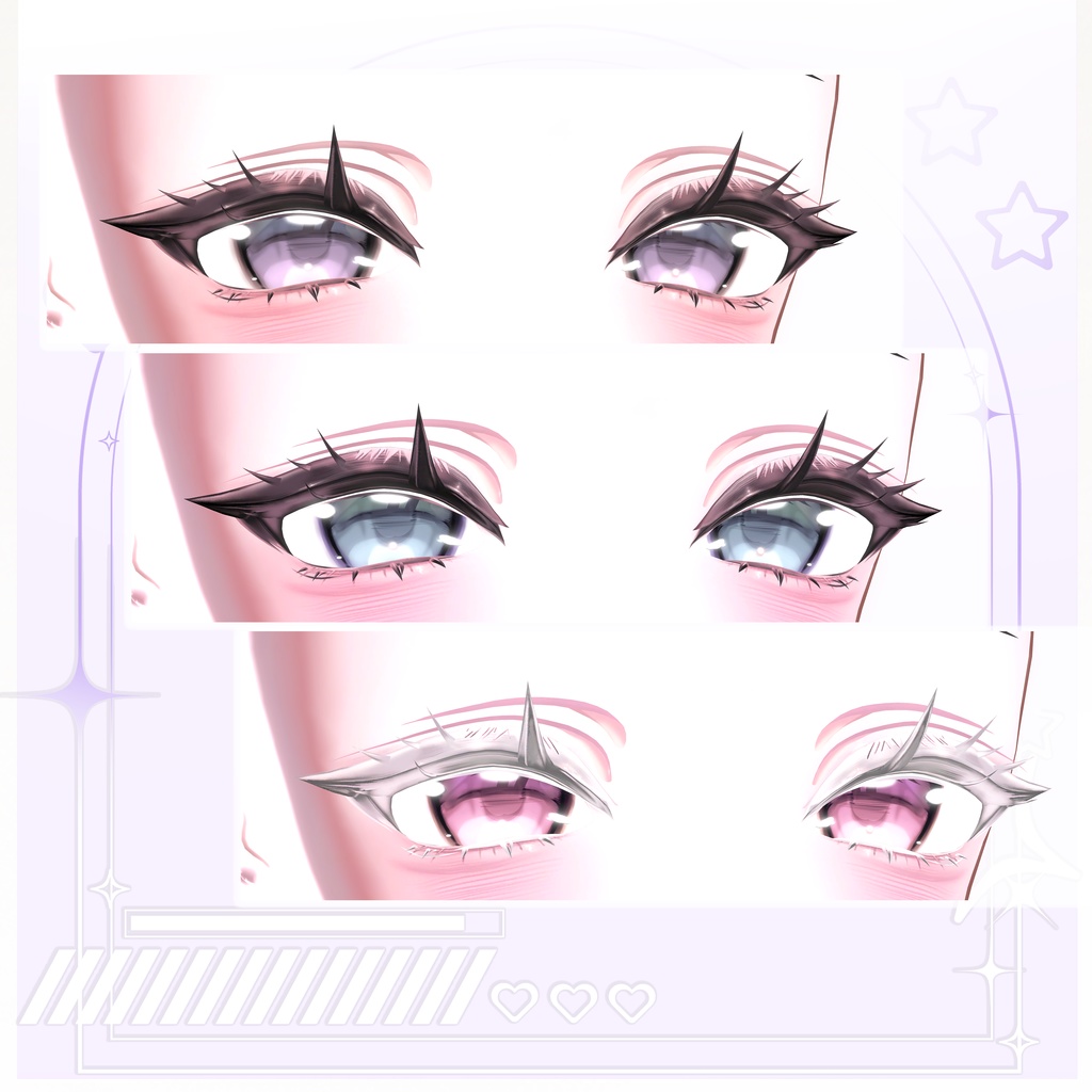 MAYO_まよ用] 𝓚𝓲𝓻𝓪𝓻𝓲𝓷_MakeUp Set / Face+Body+Eye+BlandShapes 缩略图 11