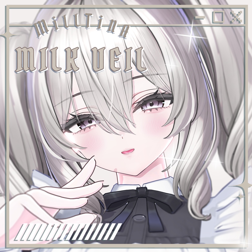 Milltina_ミルティナ] 𝓜𝓲𝓵𝓴 𝓥𝓮𝓲𝓵 MakeUp Set | Face+Body+Eye+BlandShapes