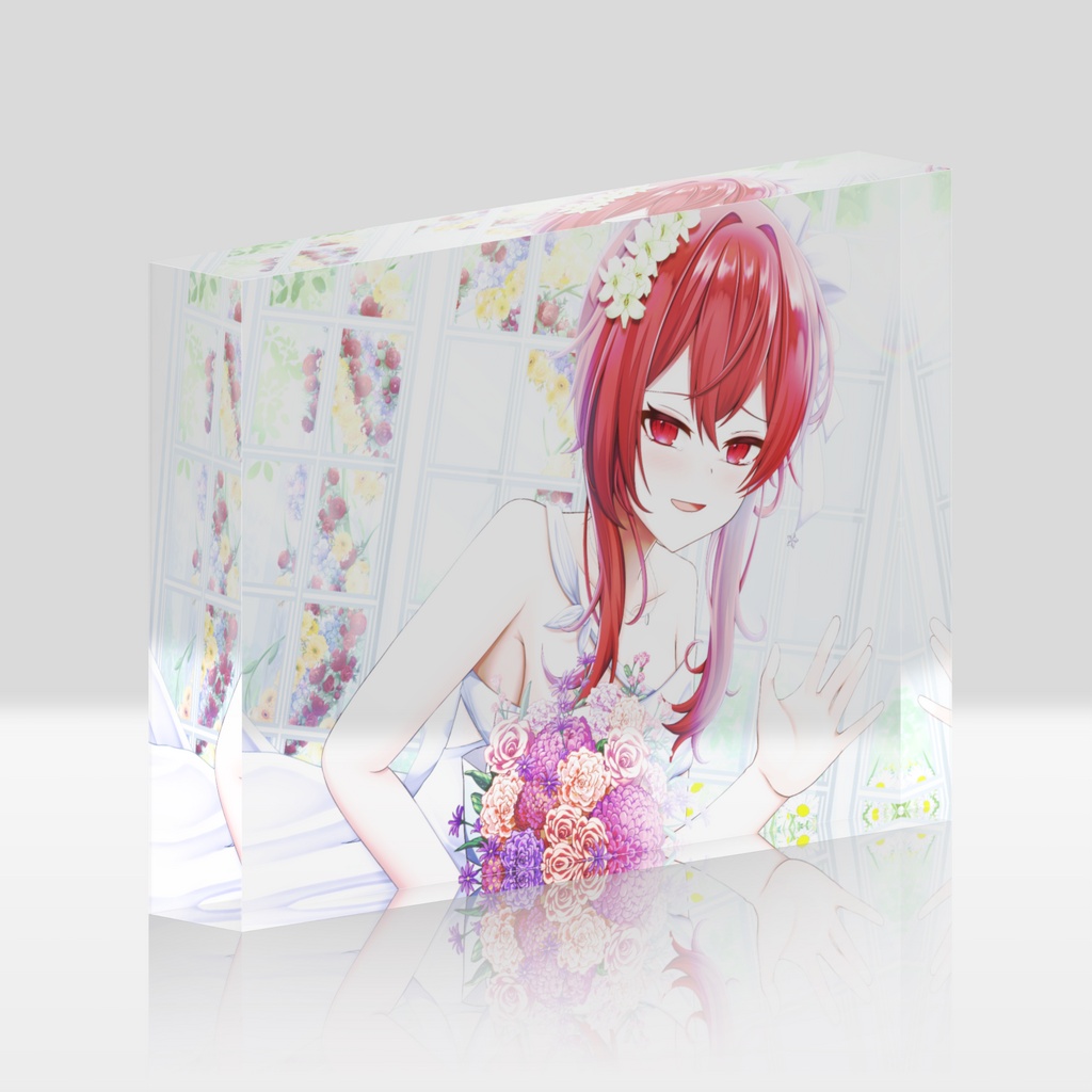 花嫁アクリルブロック