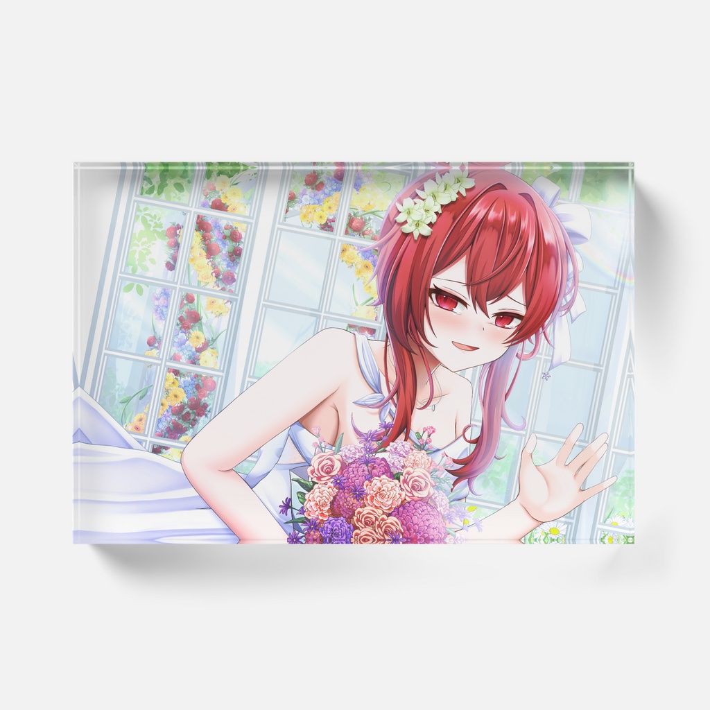 花嫁アクリルブロック