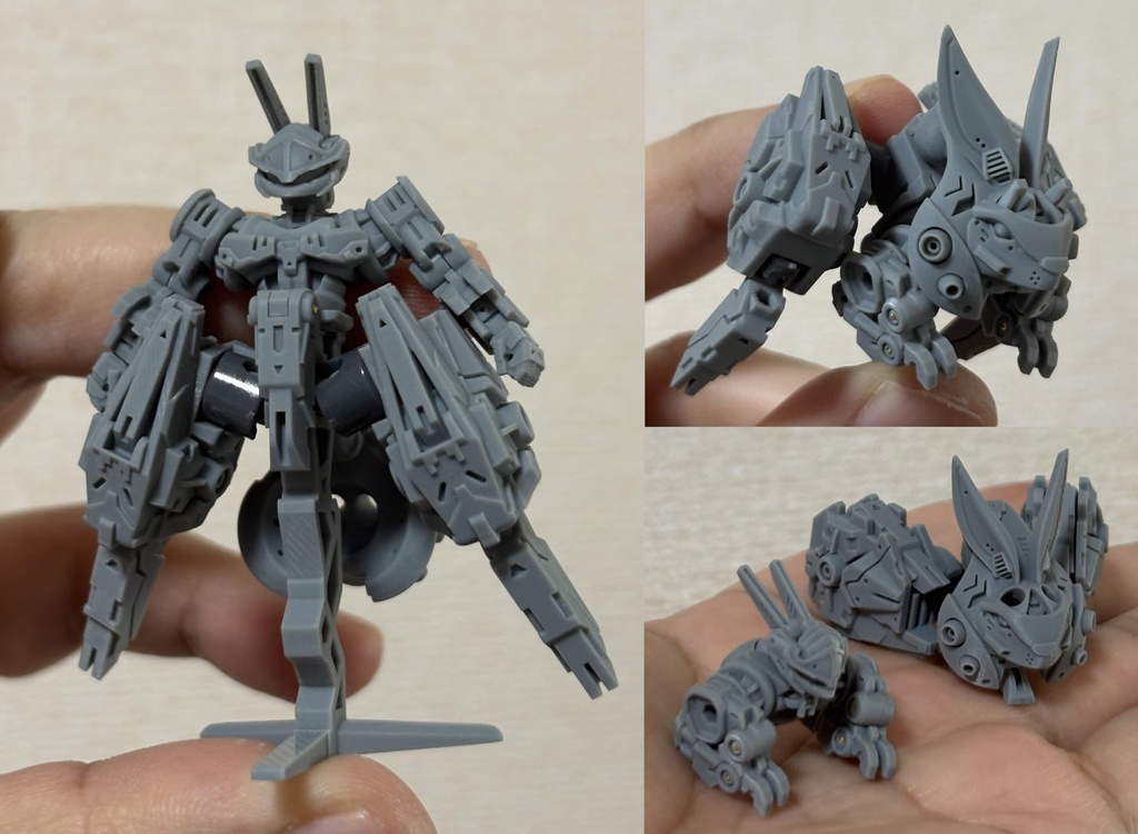 完全変形オリジナルガレージキット【兎人】