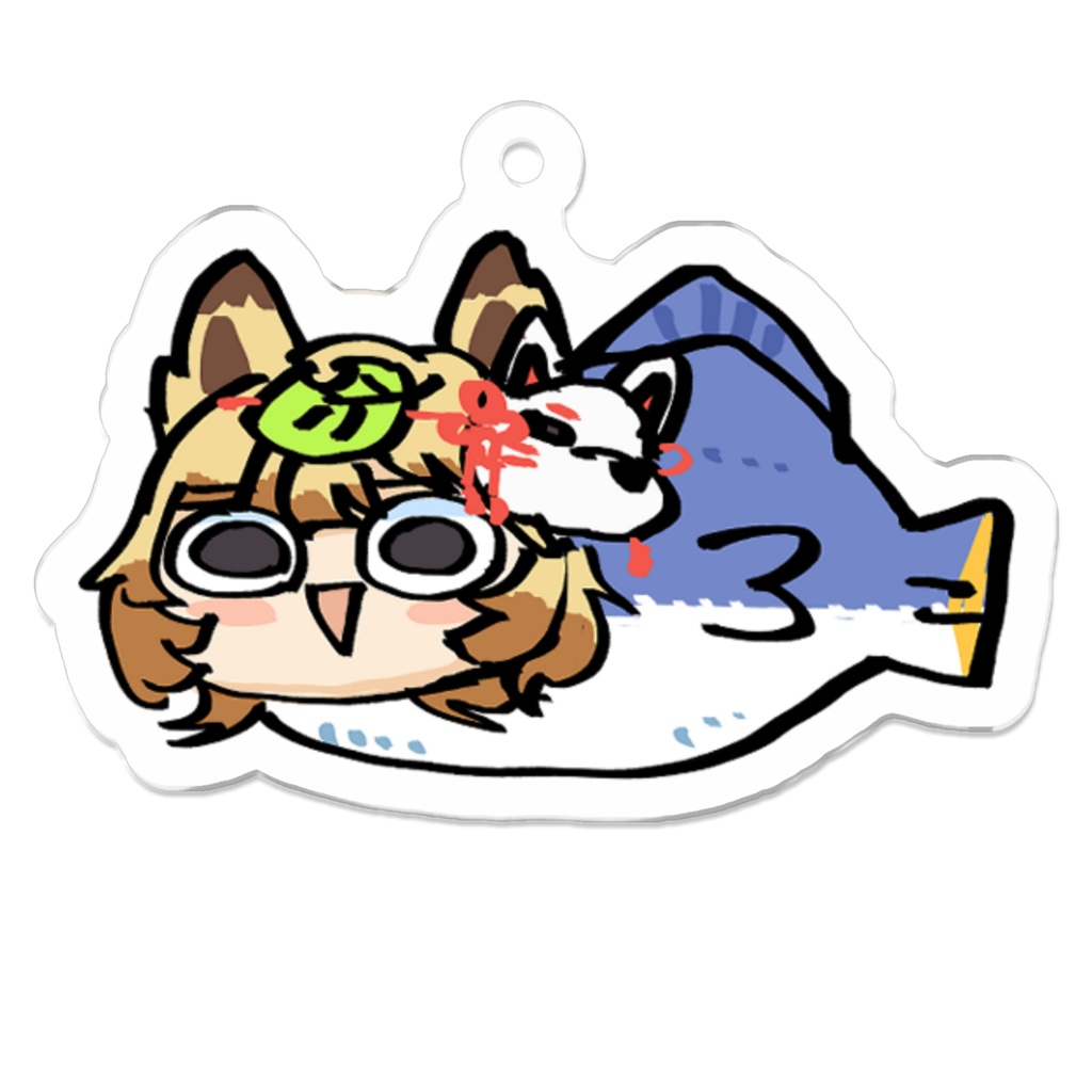 アクリルキーホルダー-鯖にゃん-