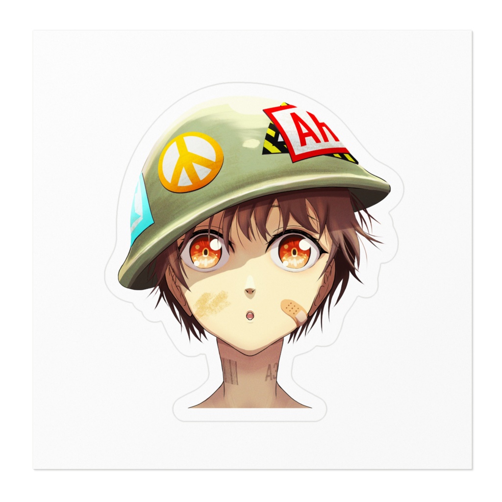 ヘルメット少女