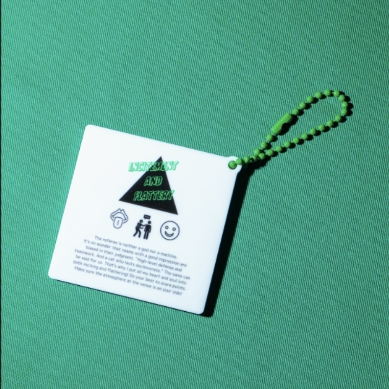 アクリルキーホルダー(ホワイト)