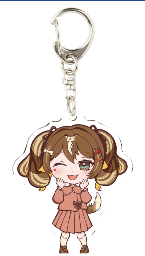 みる　アクリルキーホルダー