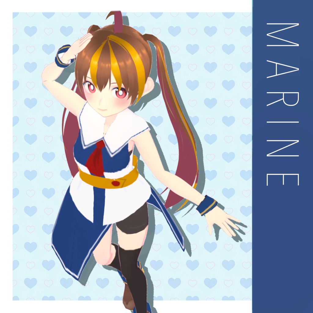 オリジナル3Dモデル - MARINE(デモ版)ver0.9