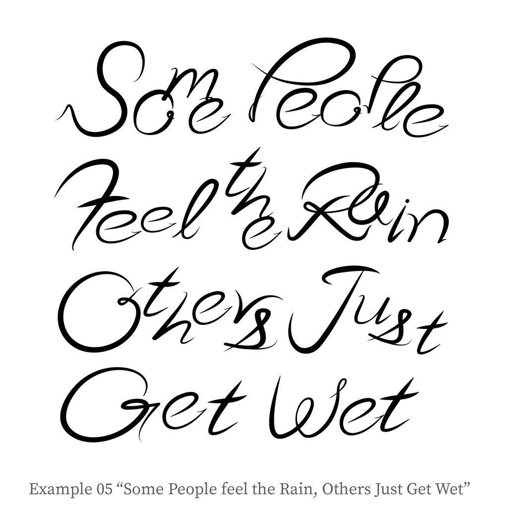 Dragon Trail - オリジナル英文フォント(OTF)