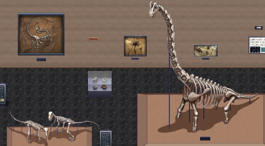 恐竜ミュージアム マップチップ素材セット