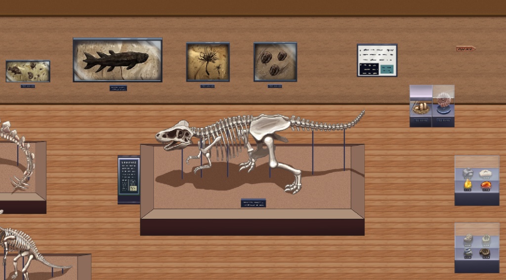 恐竜ミュージアム マップチップ素材セット