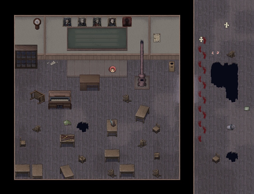 大正旧校舎・内装マップチップ集