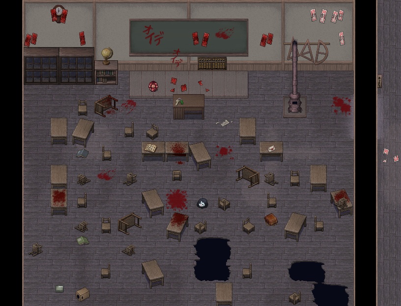 大正旧校舎・内装マップチップ集