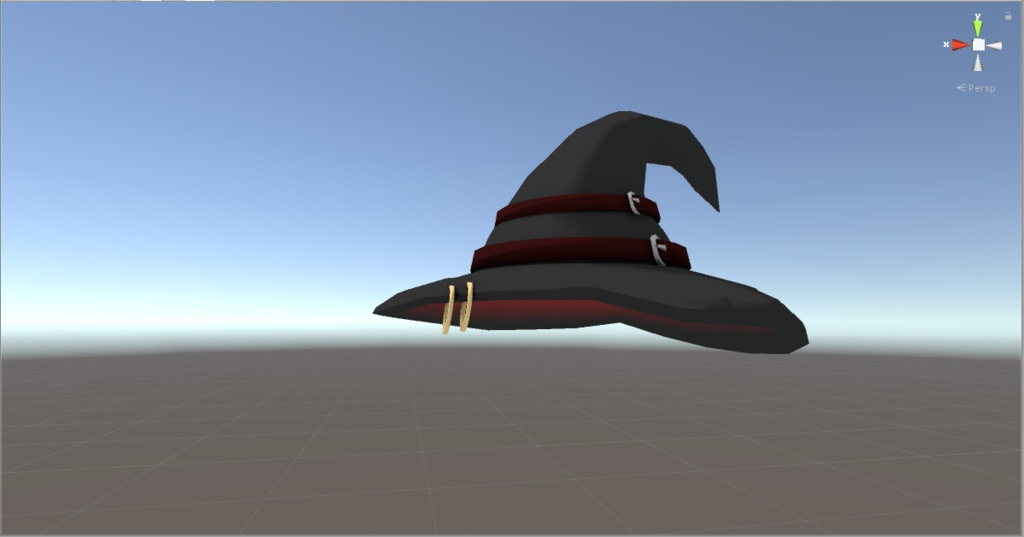 【VRChat想定】魔女帽