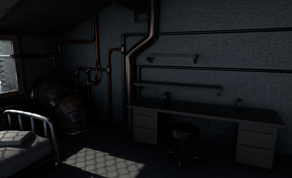 終末感漂う部屋