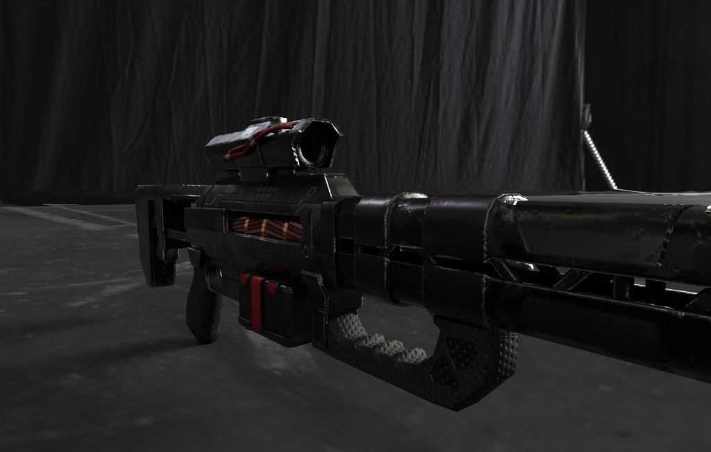 【3Dモデル】レールガン