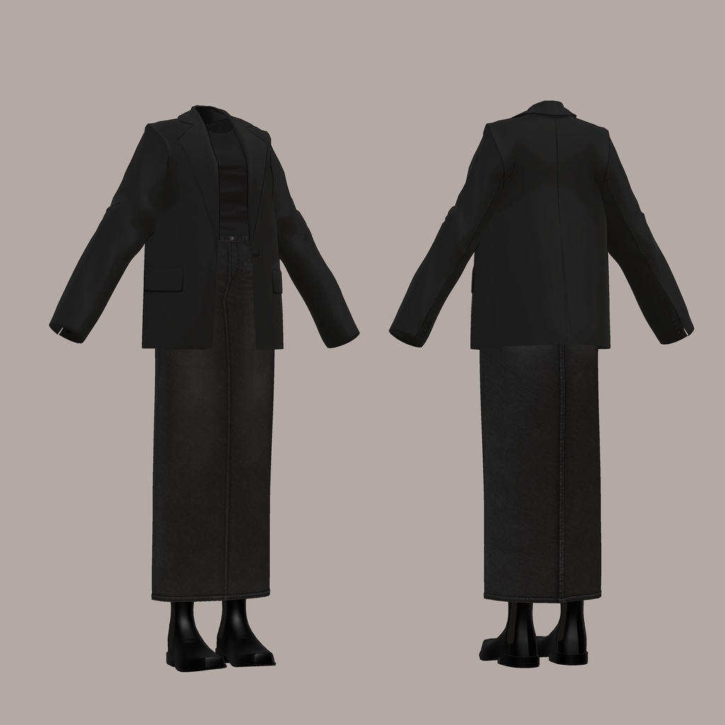 【TAERI】TAERI01_NOIRÉ Clothes+Hair set 【TAERI対応】