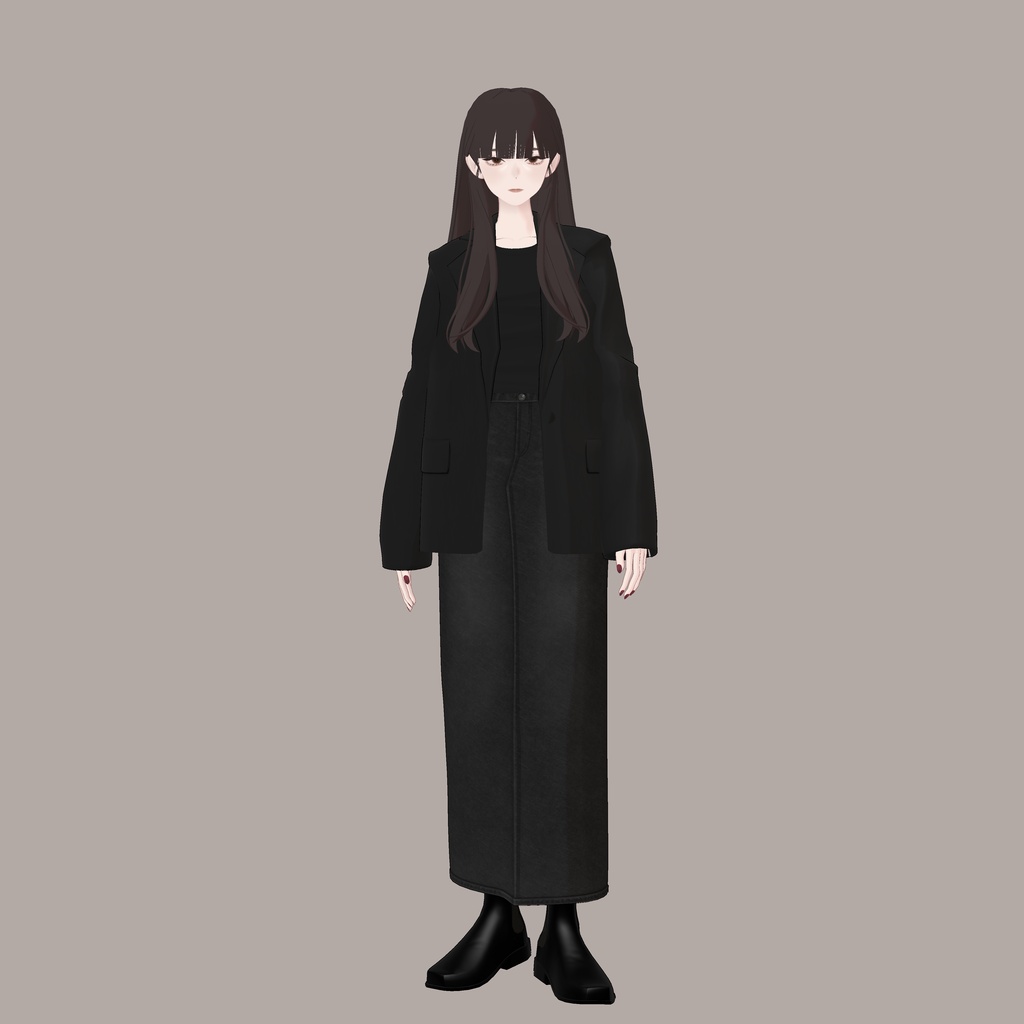 【TAERI】TAERI01_NOIRÉ Clothes+Hair set 【TAERI対応】
