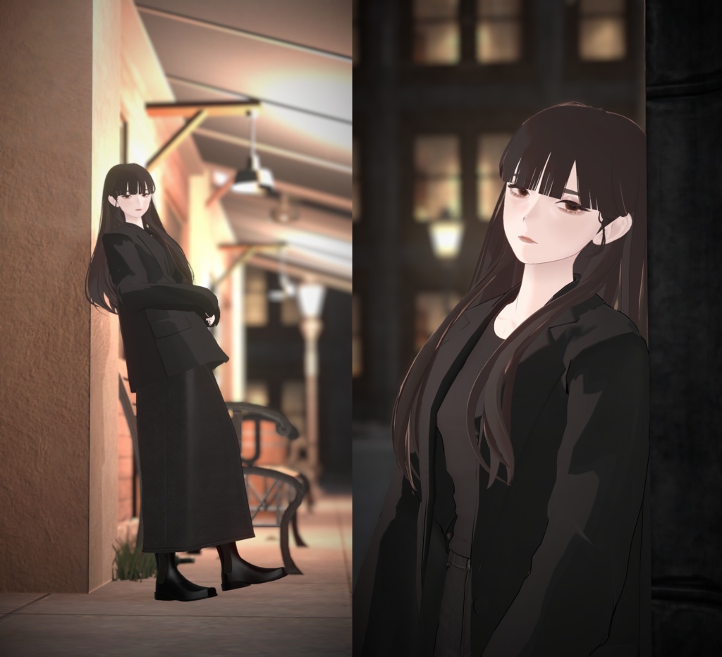 【TAERI】TAERI01_NOIRÉ Clothes+Hair set 【TAERI対応】