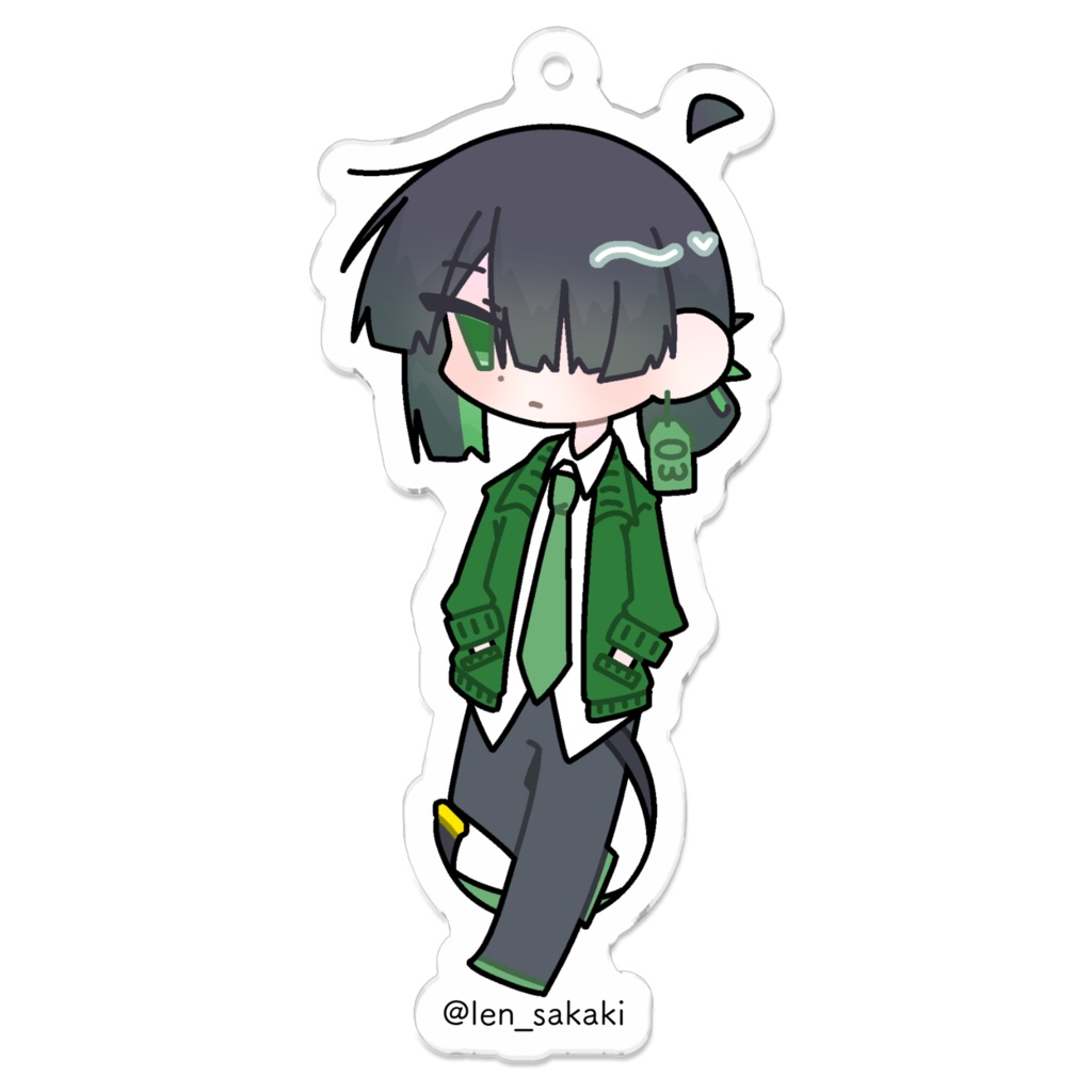 地守葉風デフォルメアクリルキーホルダー