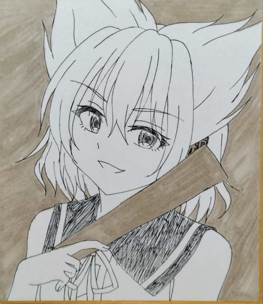 【東方project】豊聡耳神子　色紙