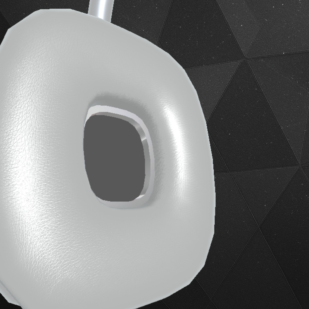 【VRChat想定】ミニマルヘッドフォン