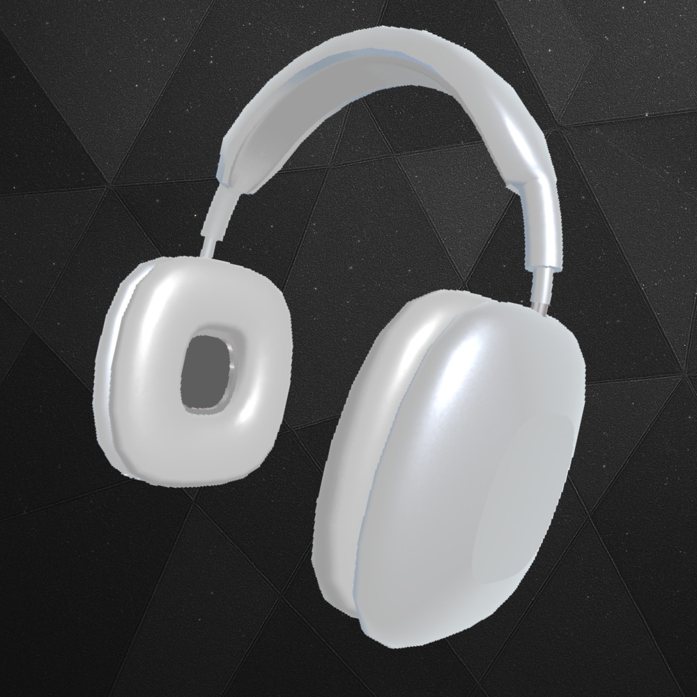 【VRChat想定】ミニマルヘッドフォン