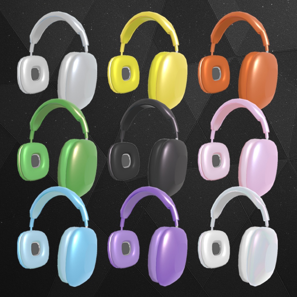 【VRChat想定】ミニマルヘッドフォン